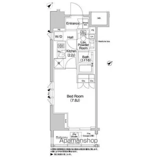 コンフォリア浅草橋【5階】の間取り