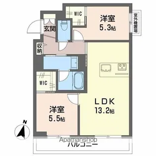 SHINE FORT【3階】の間取り