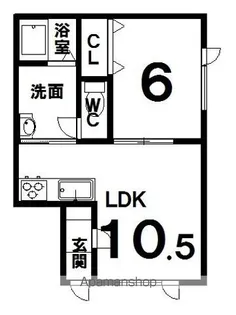 ルピナス【1階】の間取り
