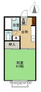 マリンパレス【202号室】の間取り