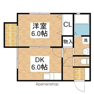 ベネッセ太田【202号室】の間取り