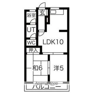 エクセレントパーク【1階】の間取り