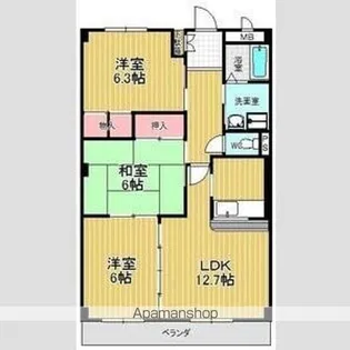 U・AVANCER【2階】の間取り