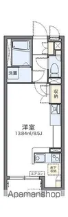 レオネクストCREA東館【101号室】の間取り