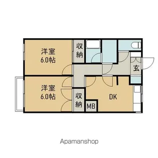 コーポベアーズ【2階】の間取り