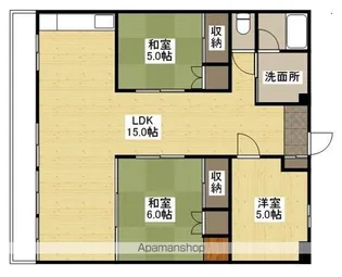山口ビル【2階】の間取り