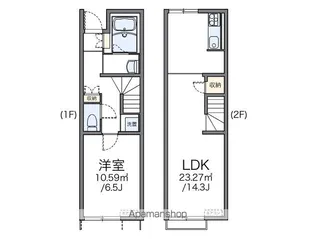 レオネクストCASA タカノ【1階】の間取り