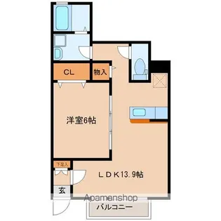 アミューズSD【1階】の間取り