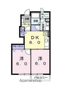 SOUTH BREEZE B【1階】の間取り