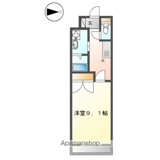 プライムコート【2階】の間取り