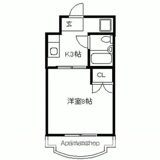 パーシモン【301号室】の間取り