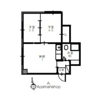 アーバンハイツKー1【A号室】の間取り