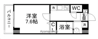 ミキマンション【4階】の間取り