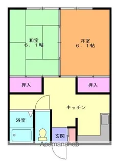 リッチハウス88【102号室】の間取り
