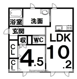 SMILEN【2階】の間取り