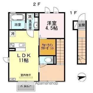 なでしこ【2階】の間取り