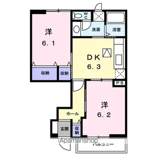 ペスカ2003【1階】の間取り