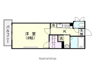 ビーアンビシャス【302号室】の間取り