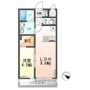 グラティテュード・K【2階】の間取り