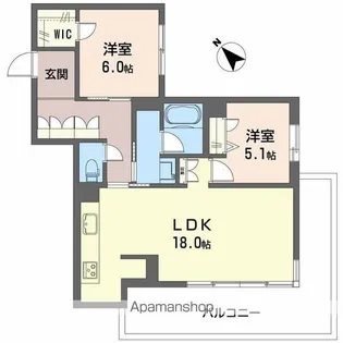 カヴァリエーレ【3階】の間取り