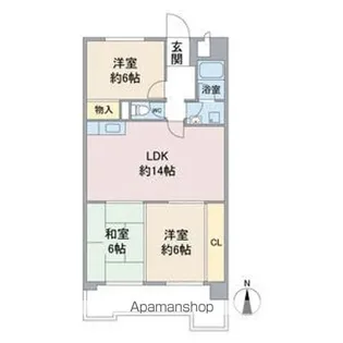 シャルムアスカ【302号室】の間取り