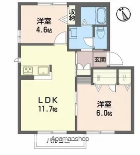 ガーデンパレス C棟【2階】の間取り