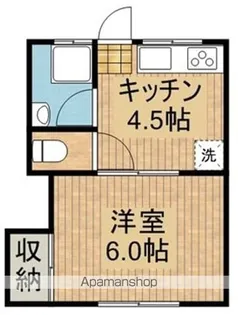 大淀コーポ【102号室】の間取り