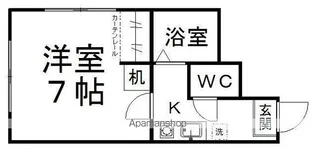 WALKERS HILL コート【202号室】の間取り