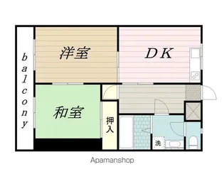 レオパレスボヌール【1階】の間取り
