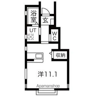 リクレ・ゼス【1階】の間取り