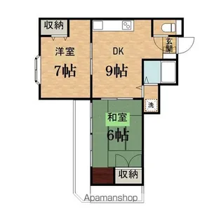 ヌーヴ高幡【3階】の間取り