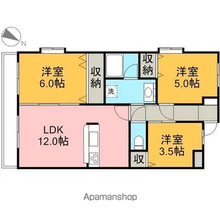 ファーストアベニュー【3階】の間取り