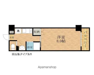 メゾンダイアン【407号室】の間取り
