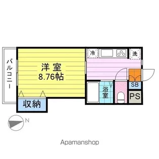 エスタシオン F【105号室】の間取り
