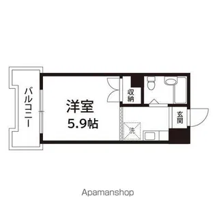 Mヒルズ本町【403号室】の間取り
