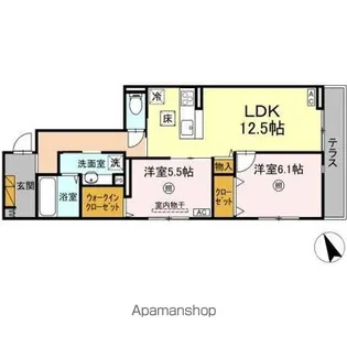 D’S LIEN (ディーズリアン) B【1階】の間取り