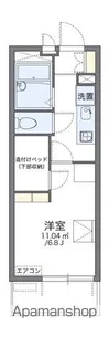 レオパレスフェアリー【401号室】の間取り