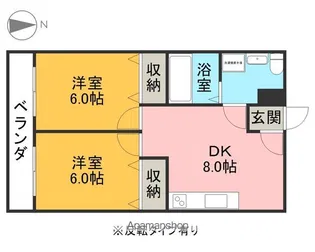 陽東GARDEN【205号室】の間取り