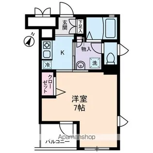 ノーザンハウス【3階】の間取り