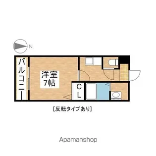 カーサ・ラ・フォンテ【1階】の間取り