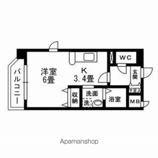 HAUSE.A.宮町【2階】の間取り