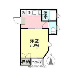 サンフェスタ【105号室】の間取り