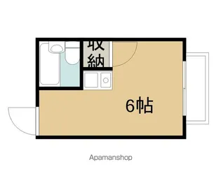シティハイツマスダ【2階】の間取り