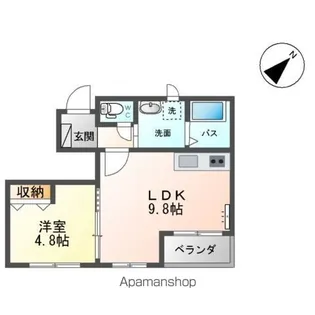 アーバンハウス【1階】の間取り