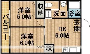 バンブーアイランド【2階】の間取り