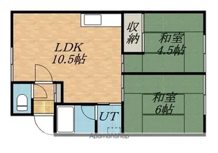 一条ハイツ【6号室】の間取り