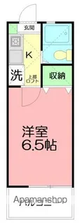 六会グリーンハイツ【2階】の間取り
