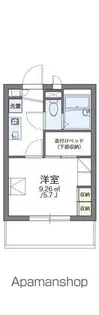 レオパレスグラッドⅡ【1階】の間取り