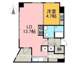 YZ mahoroba【11階】の間取り