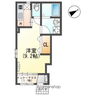 BON LYON (ボンリヨン)【1階】の間取り